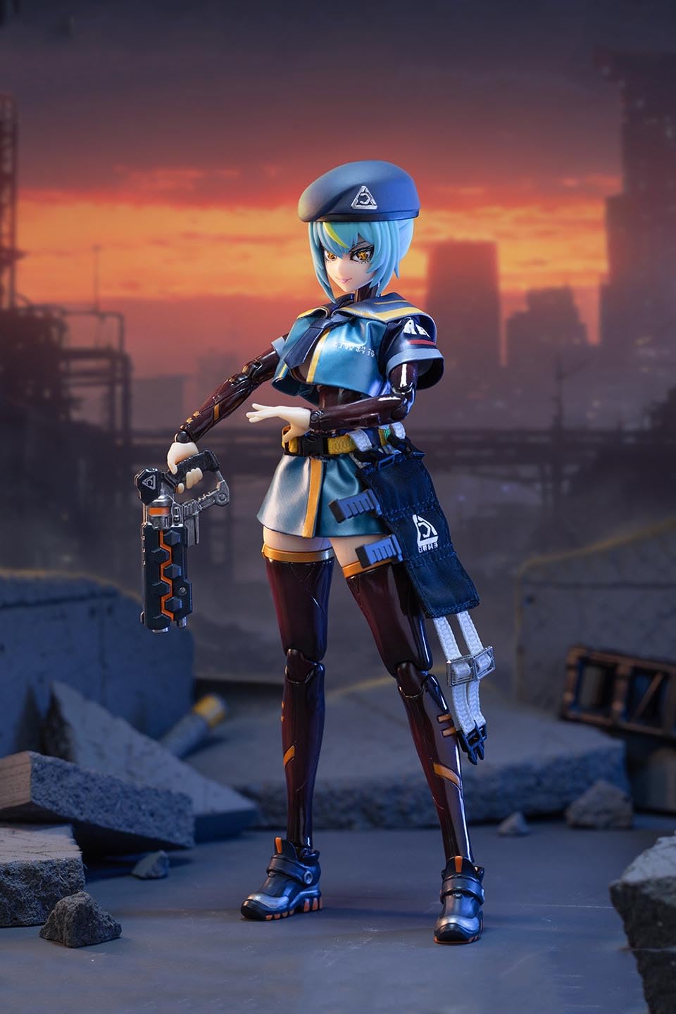 LOSCONT 1/12 scale action figures 5.91 inches armed battle angels mecha girls figure ABA003
