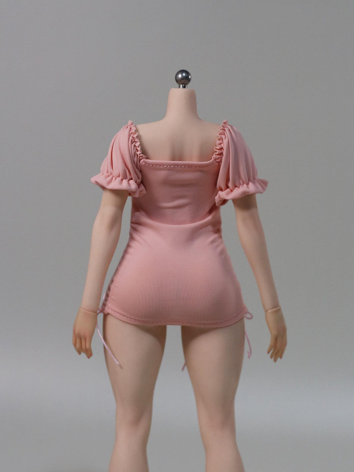 DMTOYS 1/6 scale female clothes French dress‌ pink for 12 inch woman action figure DF094