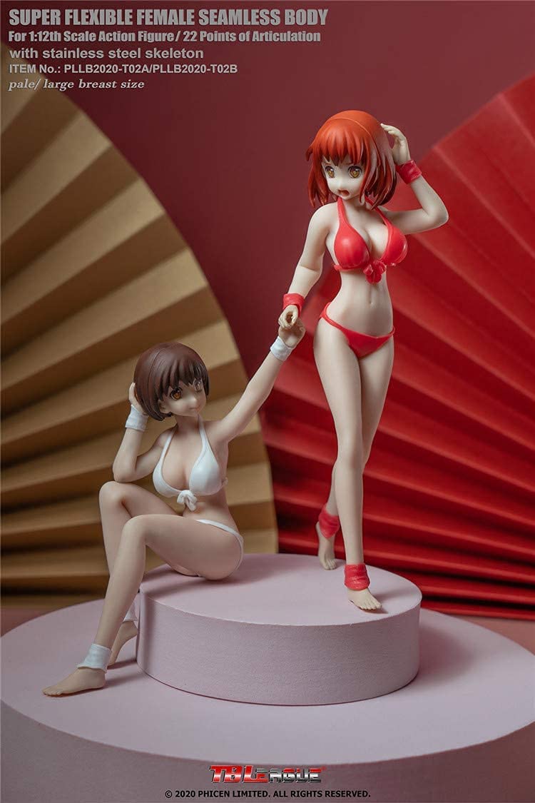 Tbleague PHICEN 1/12 scale female seamless body for 12 inch sexy women collectable action figure T02A pale