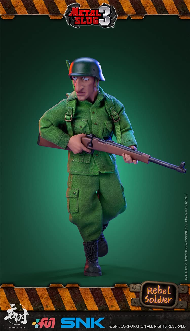 YSBRING TS-004-RS 1/12 Scale Action Figure SNK Rebel Soldier 6 Inch Collectible Doll, Single Version