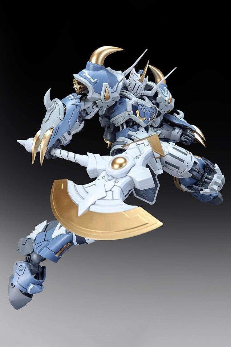 SNAA 1/144 scale Round Table Knights series Galahad model kits，7 inch collectible action figure with Heavy Armor