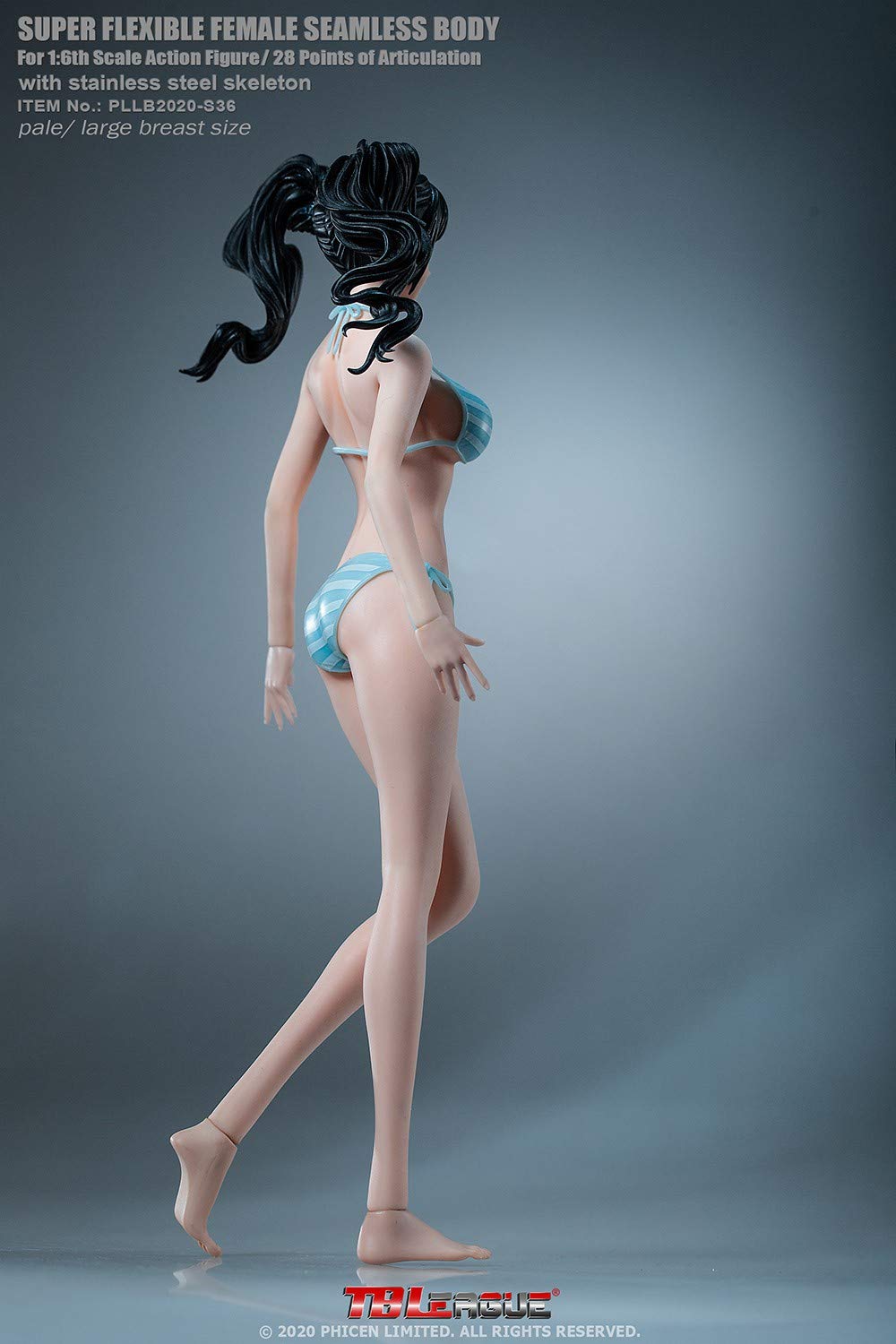 Phicen TBLeague PLLB2020-S36A 1/6 scale Phicen female Seamless Body for 12 inch action figure pale without head sculpt