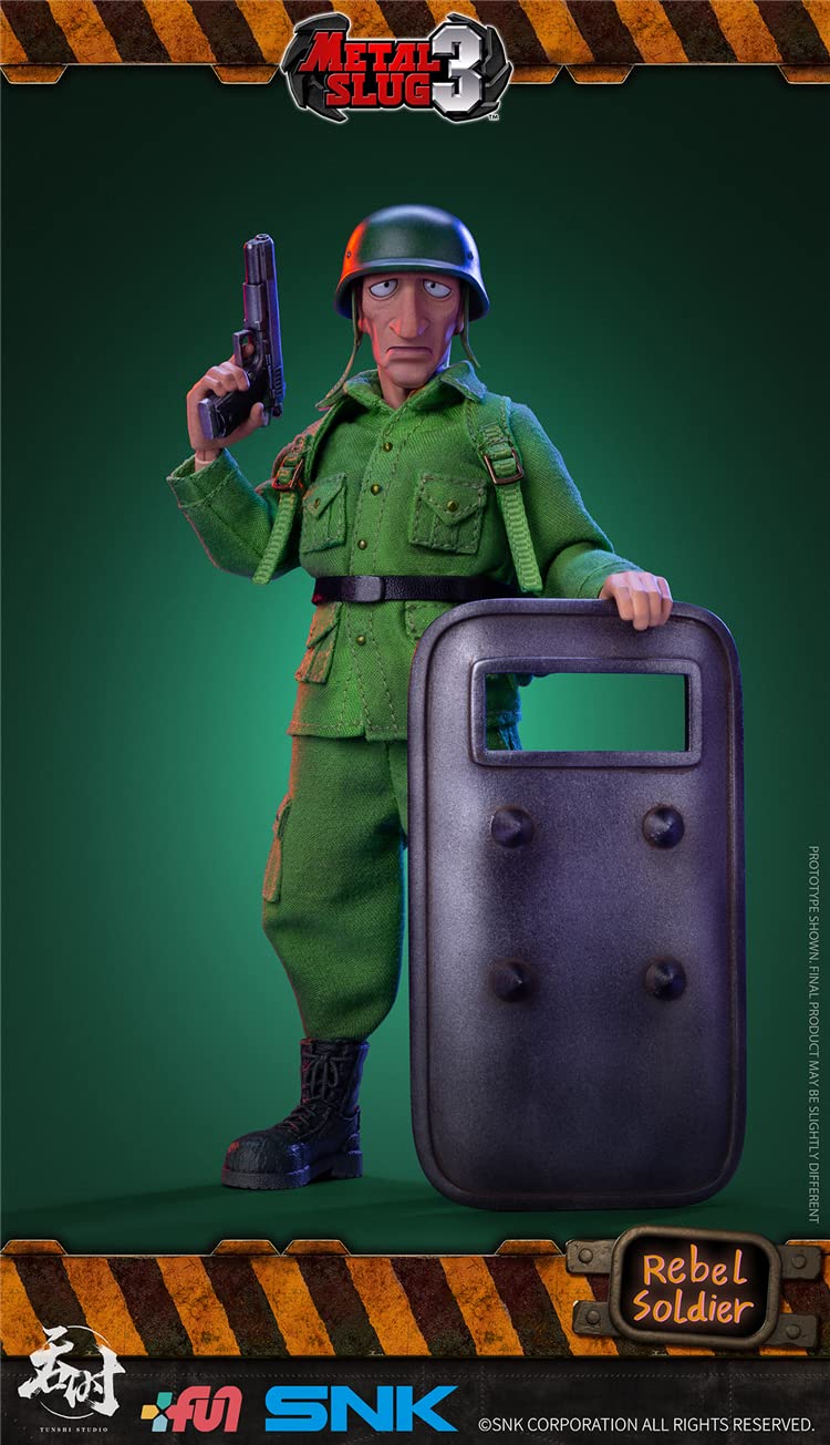 YSBRING TS-004-RS 1/12 Scale Action Figure SNK Rebel Soldier 6 Inch Collectible Doll, Single Version