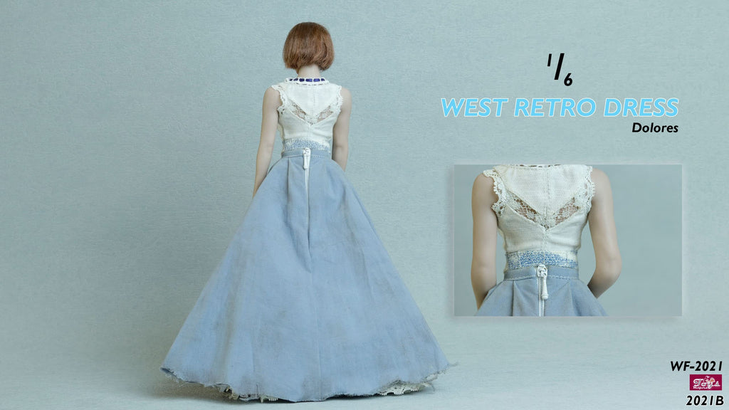 YSBRING Wolford Toys WF2021B 1/6 Scale West Retro Dress Clothing Accessories for 12 Inch Female Action Figure Body (no body)