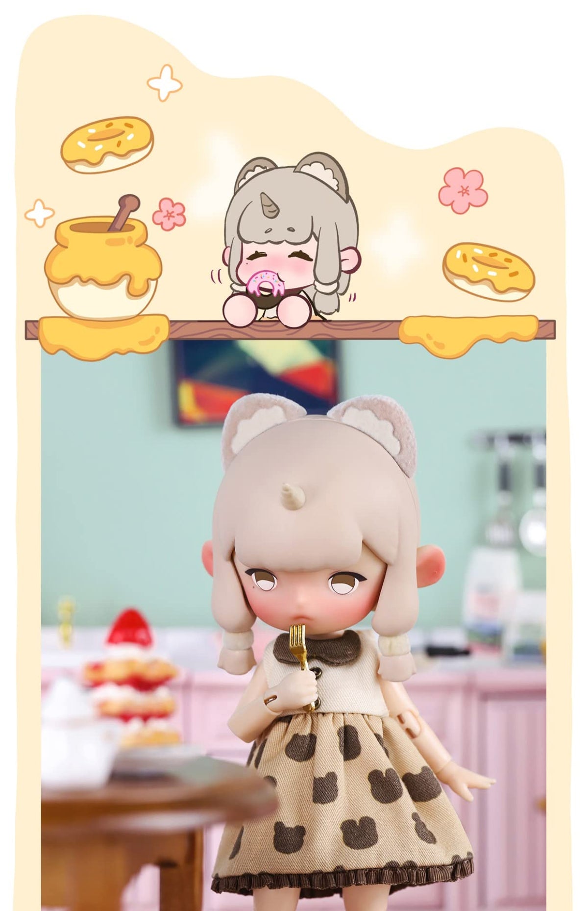 i8 TOYS Penny's Box Natural Mystery Series Cute Doll 5 Inch Action Figure (6PC fullset)