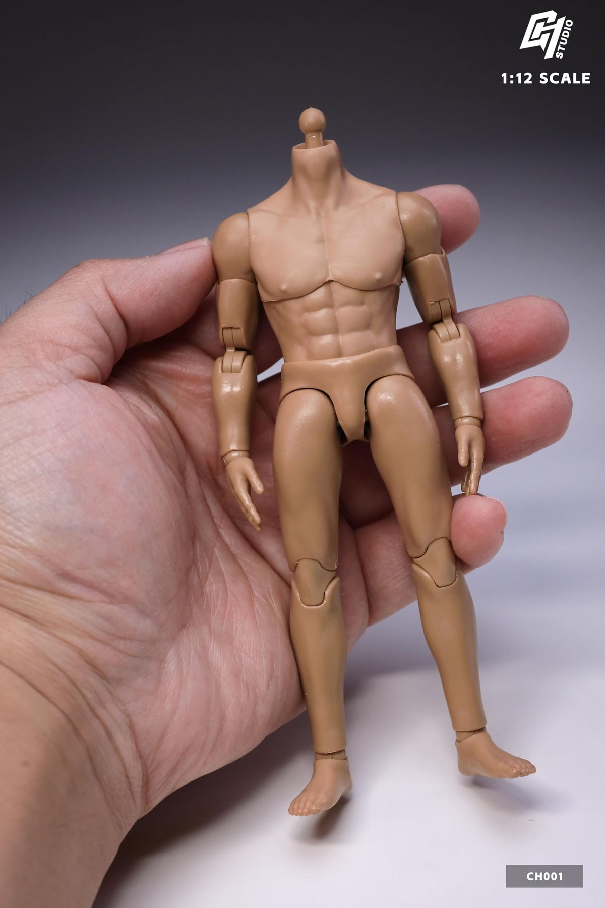 CH studio 1/12 scale male doll body for 6 inch man action figure