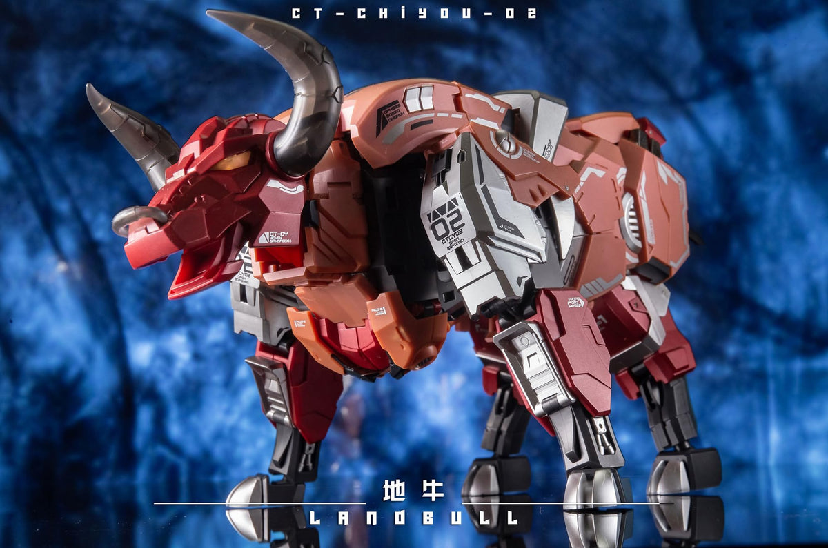 CANG-TOYS Landbull mech action figure morphing toy CT-Chiyou-02