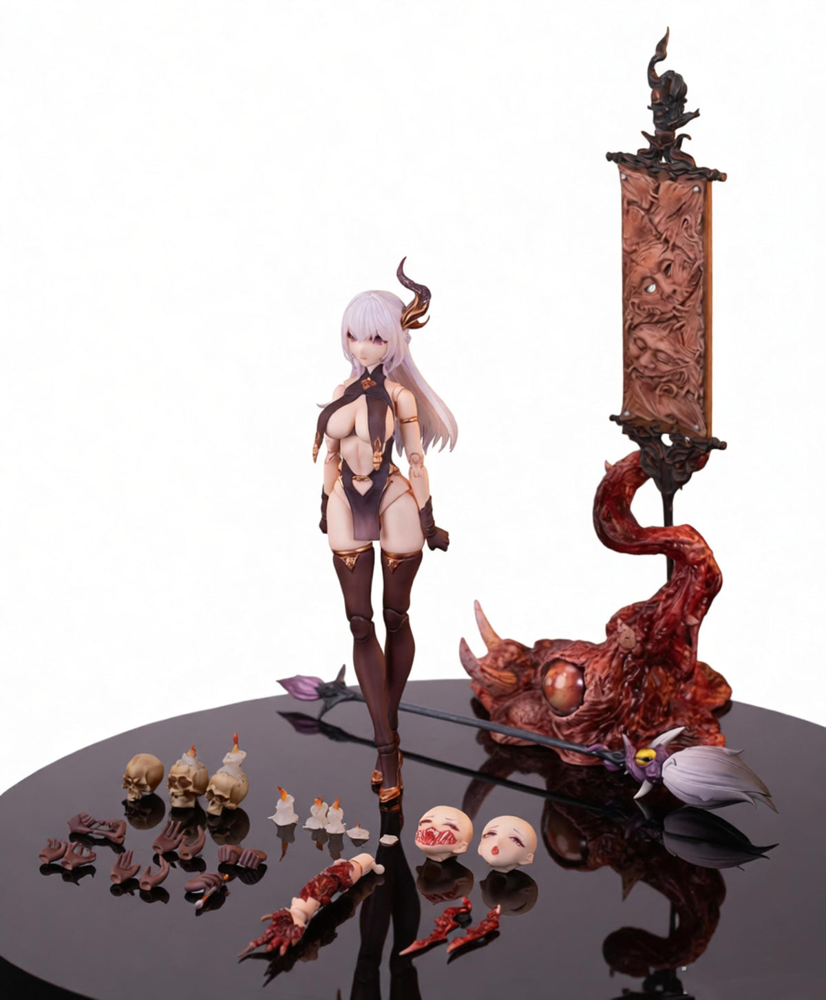 BearPanda Eiifox 1/12 scale Chinese mytholocical series Demoness Figure Huapi 6 inch woman action figure