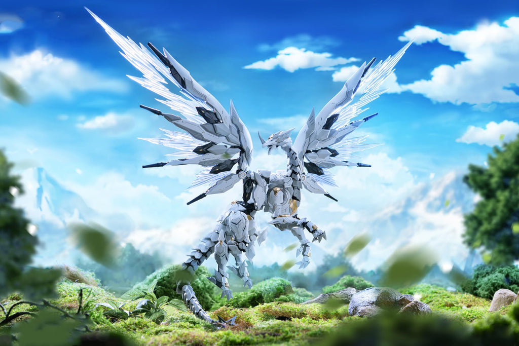 Soulingtoys 1/12 scale mecha girl Daytime & Dragon Meteor Assembly-style model kit Set-Style Bottle Models