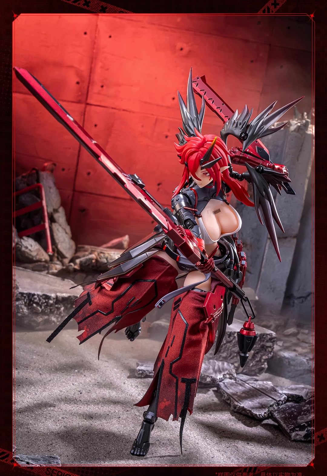 Animester 1/9 scale wolf-mastiff force karas samurai 19.5 cm woman action figure model