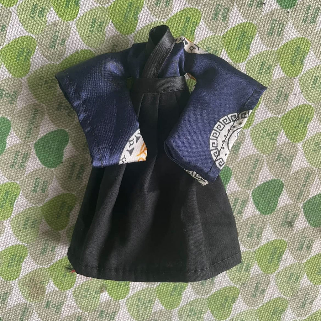 YSBRING 1/12 Scale Hanfu Japanese Samurai Dress Skirt Set for 6 Inch Collectible Figure Doll, C