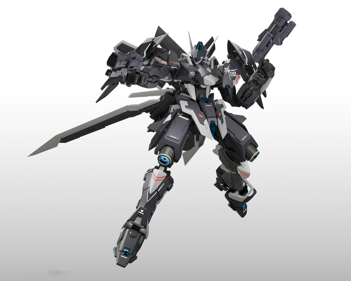 XIWANSHE J20 flying fighter CANGWEI 21 cm tall model kits