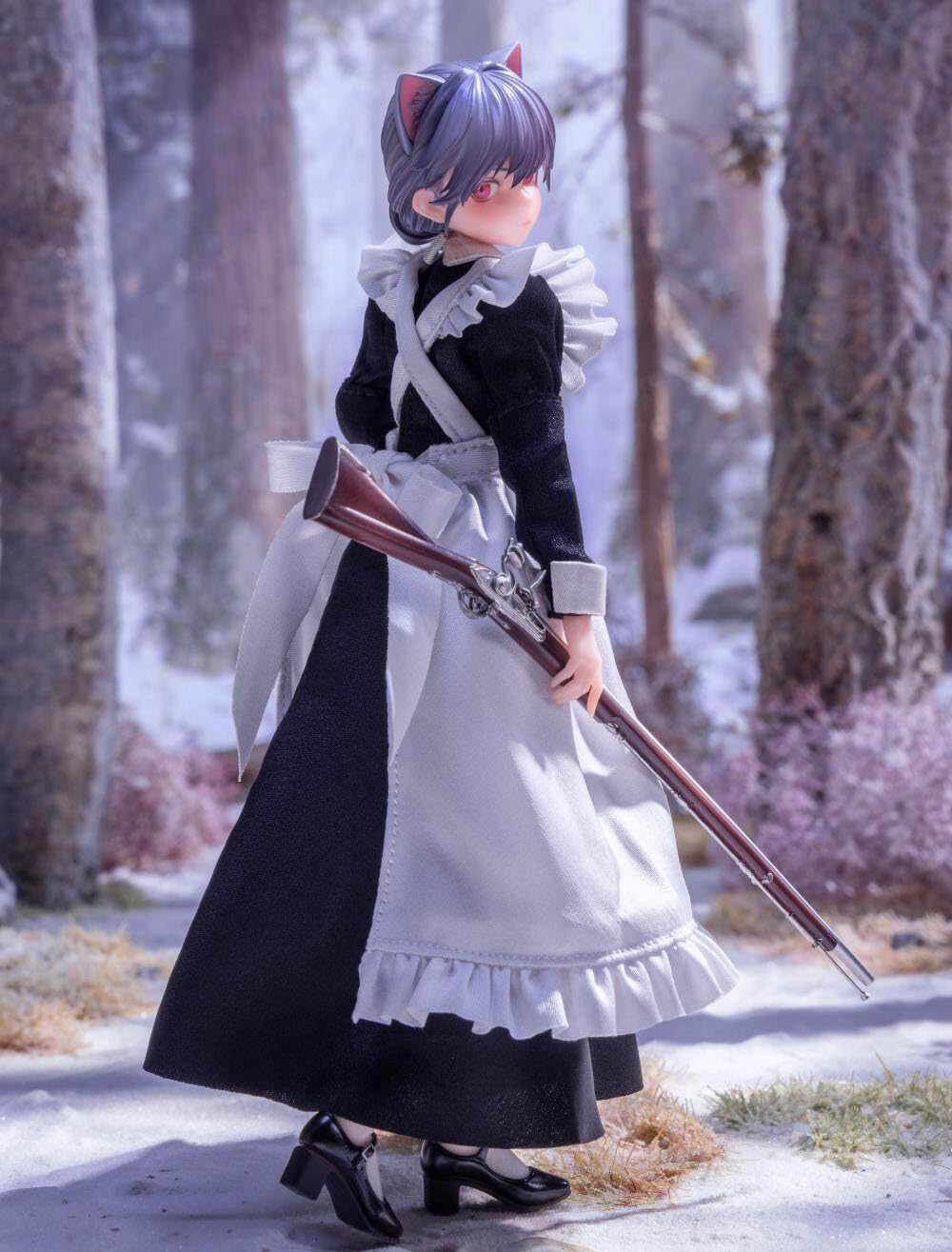 HASUKI Feiqizii Cute Girl Action Figure, 6 inch, 1/12 scale
