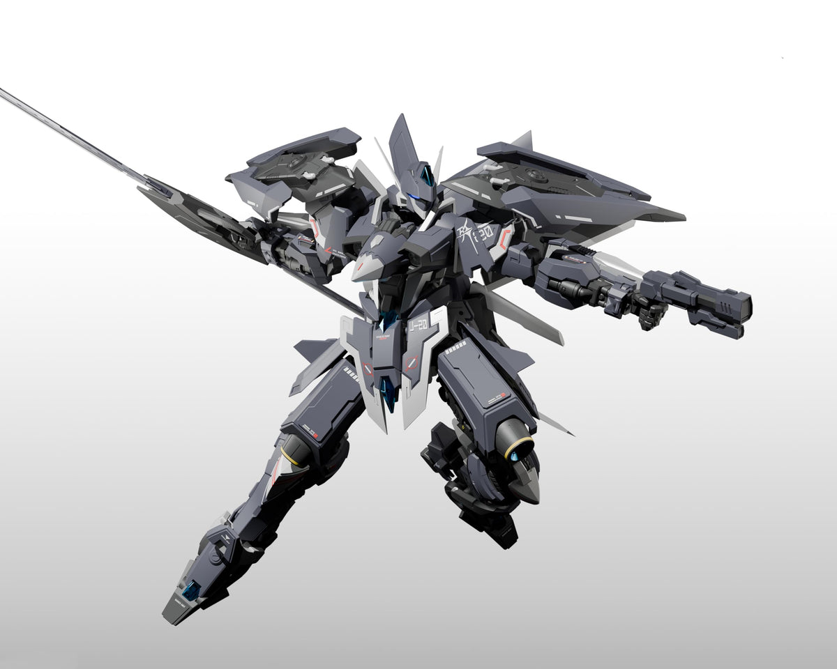 XIWANSHE J20 flying fighter CANGWEI 21 cm tall model kits