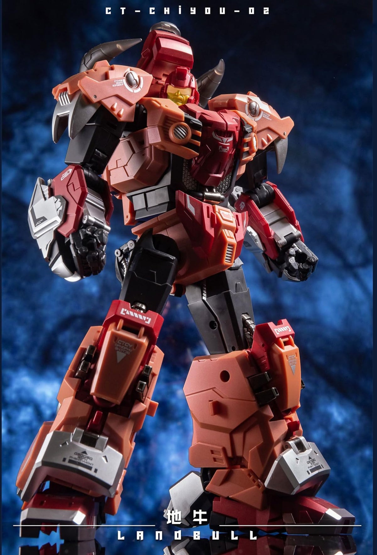 CANG-TOYS Landbull mech action figure morphing toy CT-Chiyou-02