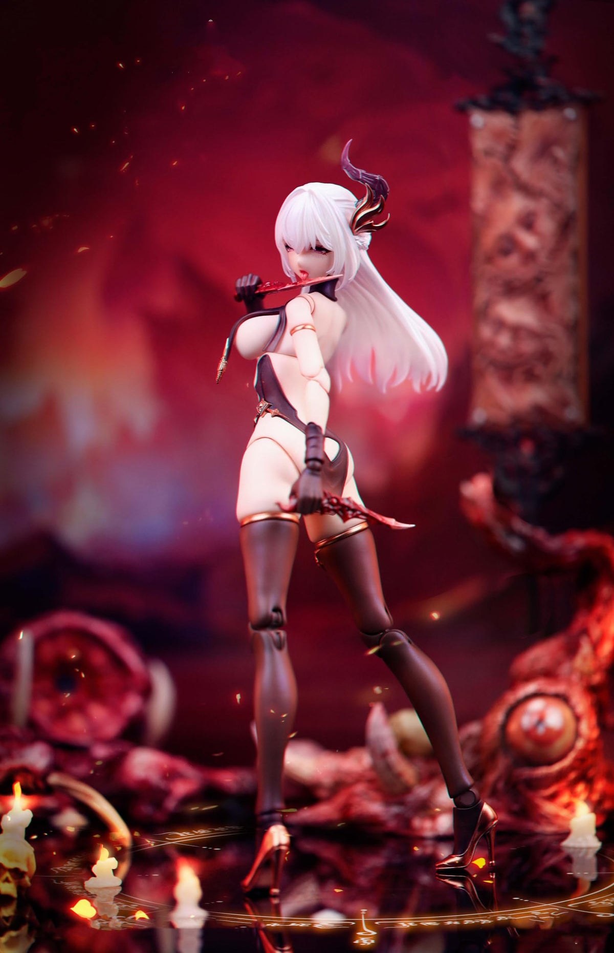 BearPanda Eiifox 1/12 scale Chinese mytholocical series Demoness Figure Huapi 6 inch woman action figure