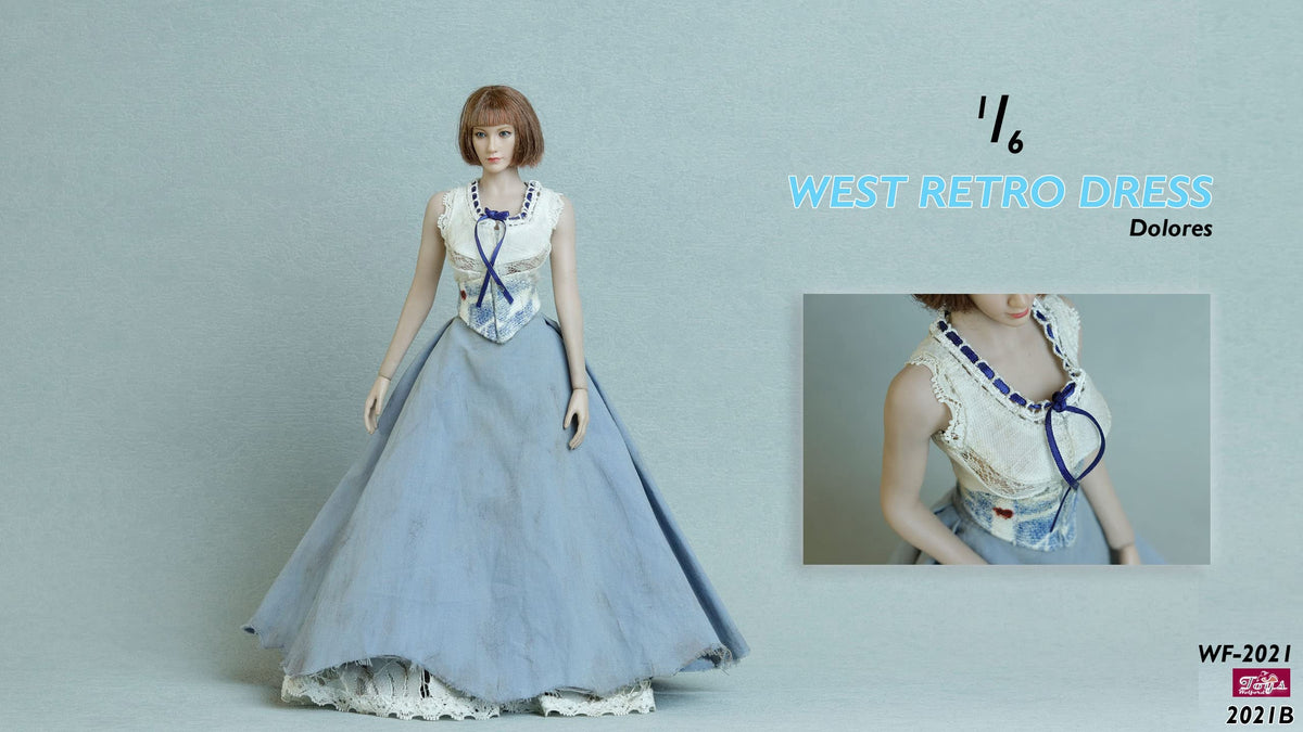 YSBRING Wolford Toys WF2021B 1/6 Scale West Retro Dress Clothing Accessories for 12 Inch Female Action Figure Body (no body)
