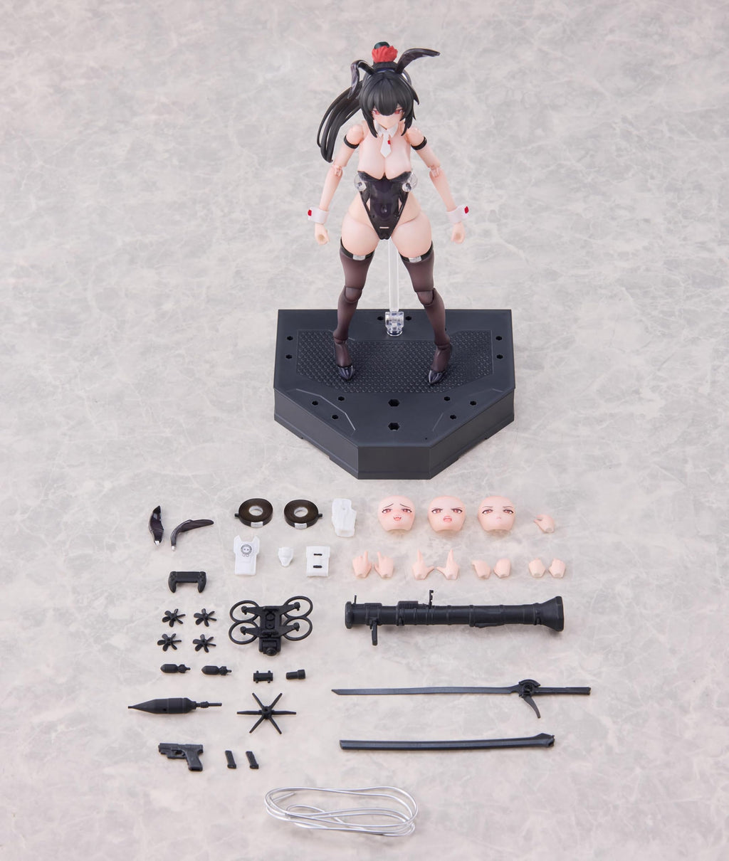 Sushing 1/12 Scale Rabbit Rapid Response Squad Anime Girl action figure