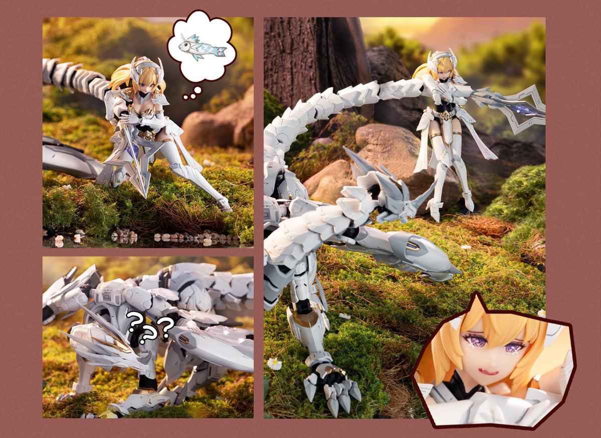 Soulingtoys 1/12 scale mecha girl Daytime & Dragon Meteor Assembly-style model kit Set-Style Bottle Models