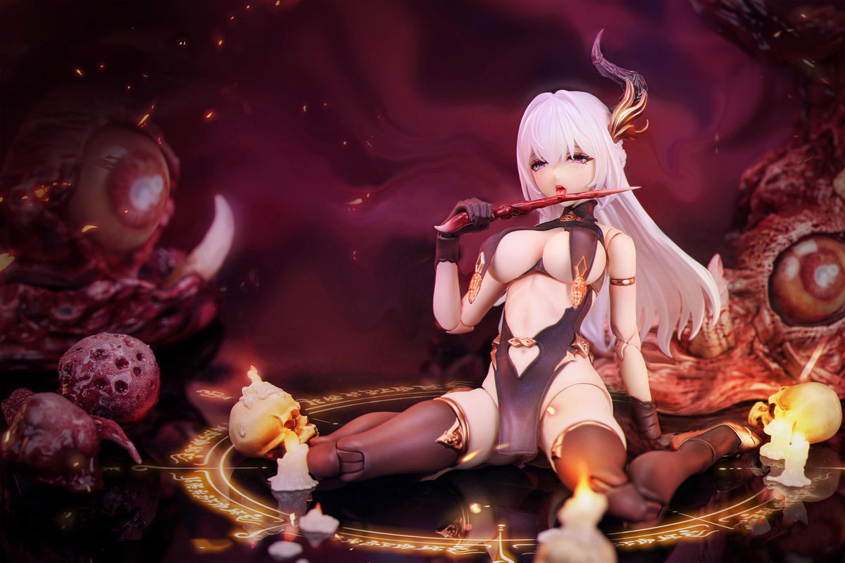 BearPanda Eiifox 1/12 scale Chinese mytholocical series Demoness Figure Huapi 6 inch woman action figure