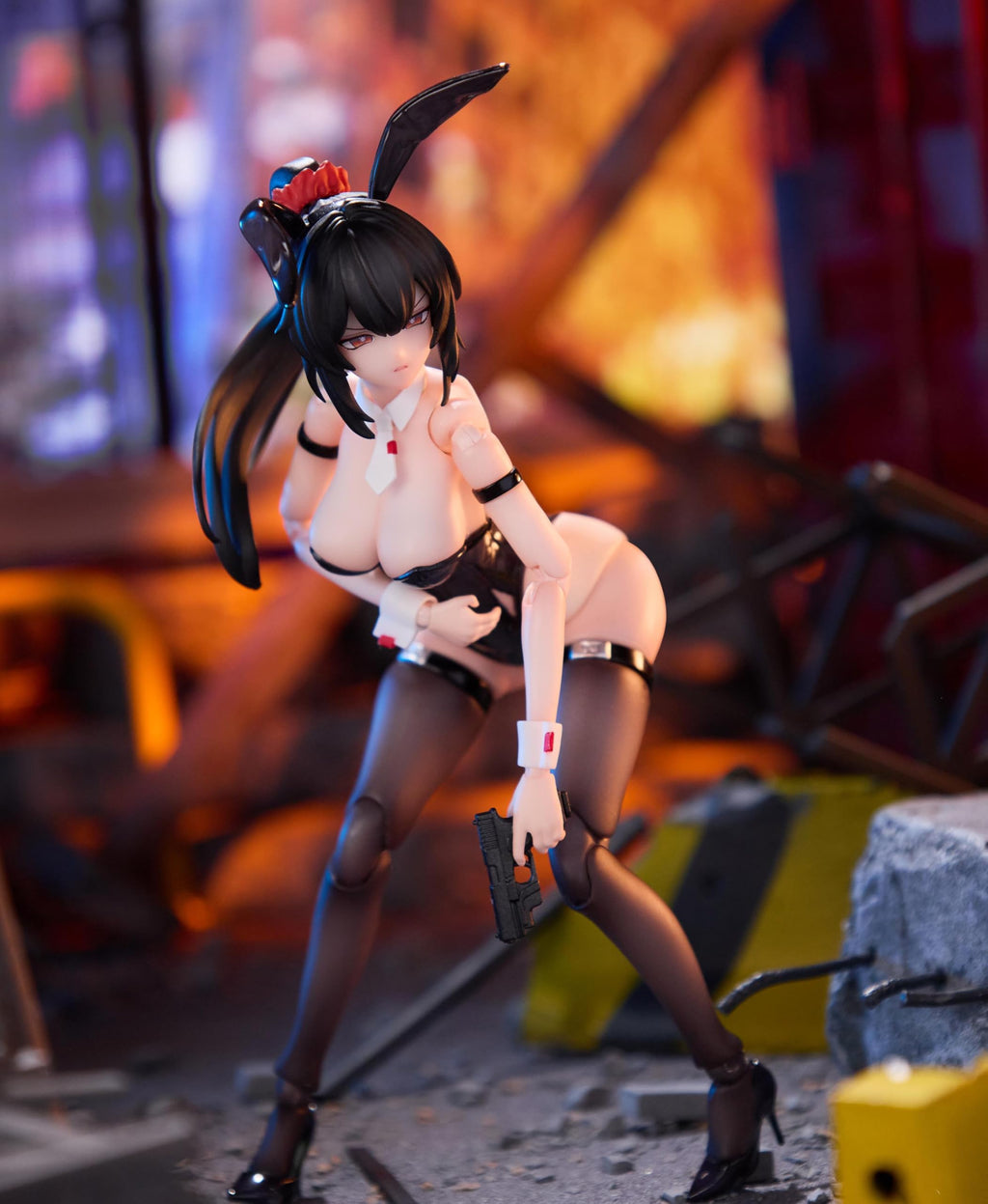 Sushing 1/12 Scale Rabbit Rapid Response Squad Anime Girl action figure