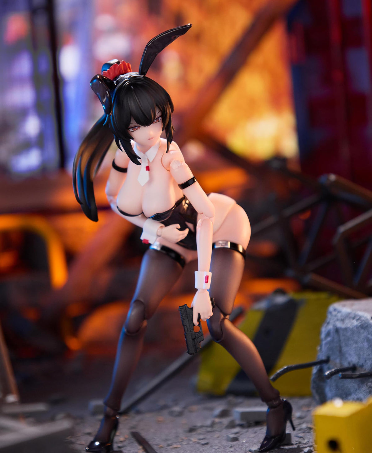 Sushing 1/12 Scale Rabbit Rapid Response Squad Anime Girl action figure