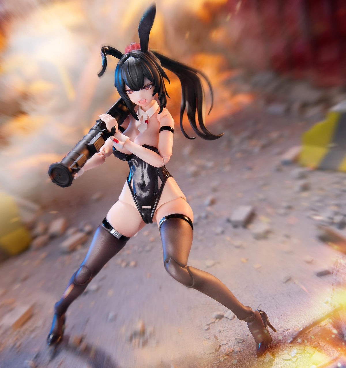 Sushing 1/12 Scale Rabbit Rapid Response Squad Anime Girl action figure